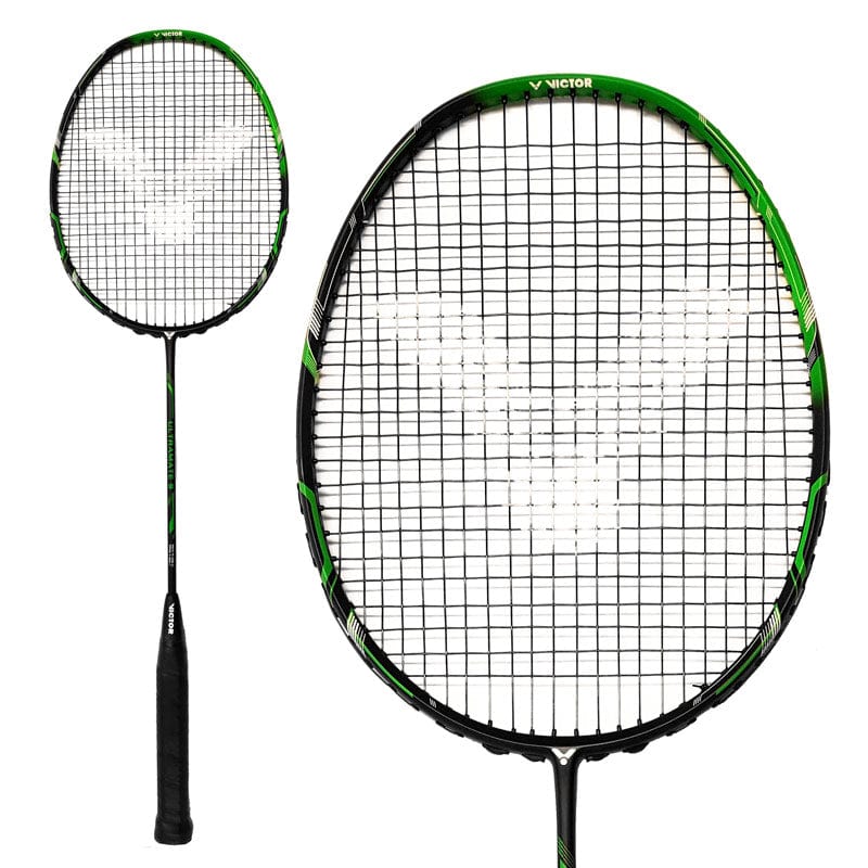 ２個セット　VICTOR Victor Ultramate 6 バトミントン Victor Ultramate 6 Badminton Racket - Red Black - Beginner