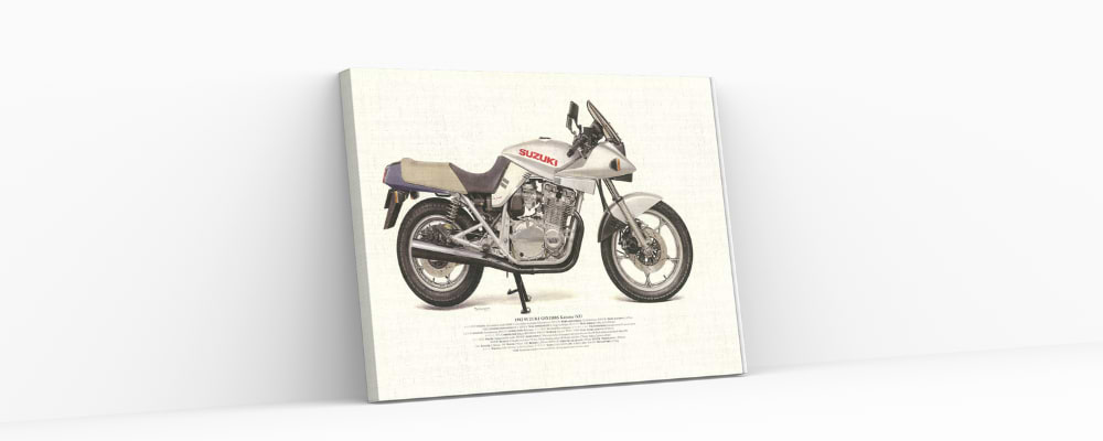バイクのイラスト】KATANAシリーズ第1号 – スズキ歴史館