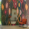 Arabesque wallpaper-Elitis-Selected-Wallpapers-Interiors