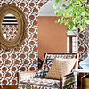 Desert flower wallpaper-Thibaut-Selected Wallpapers-Interiors