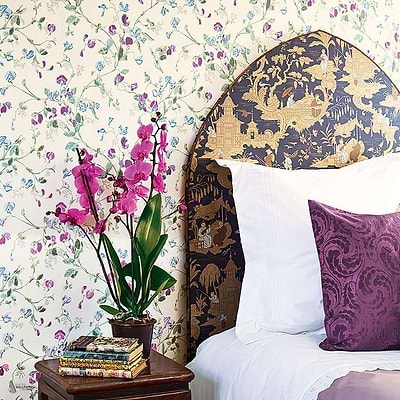 Sweet Pea wallpaper van Cole & Son