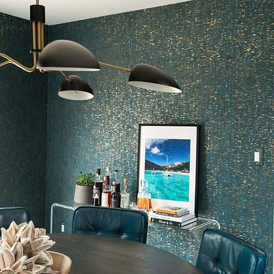 Calligraphy-wallpaper-Omexco by Arte-Selected Wallpapers