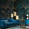 The Blue Orchid wallpaper-Daisy James-Selected Wallpapers & Interiors