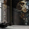 The Private Label wallpaper-Wallpaper-Daisy James-Selected Wallpapers & Interiors
