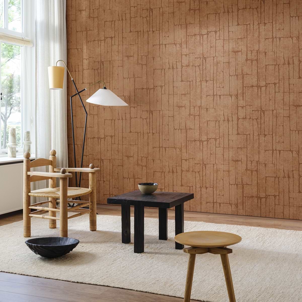 Arte Essentials Kaolin wallpaper collection – puur nature with een grafische twist