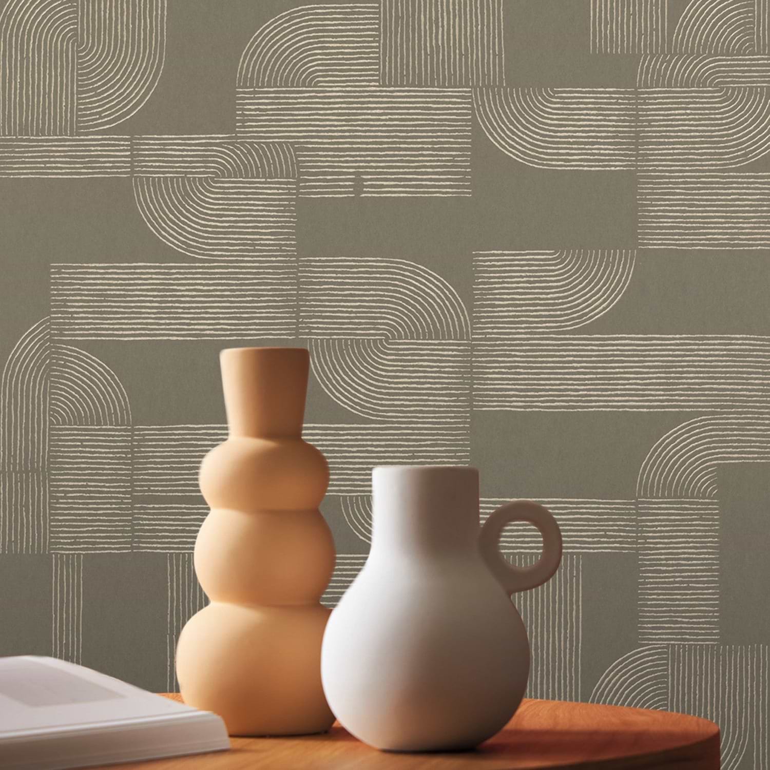 Square Jasmin wallpaper collection Casamance Hector wallpaper