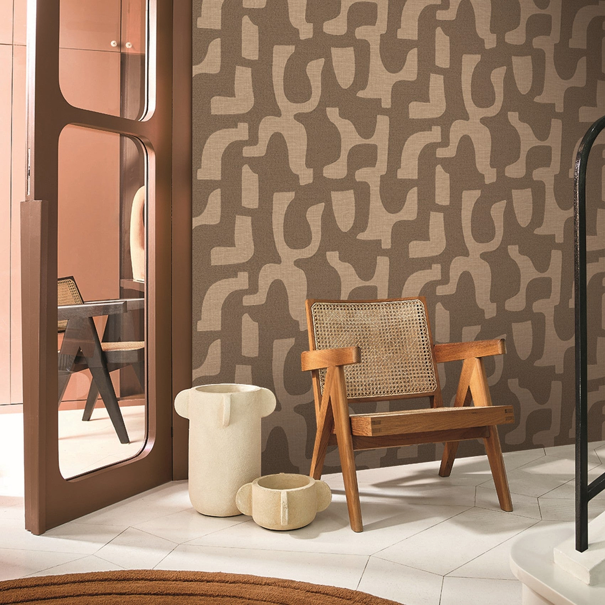 Le Lin 3 wallpaper collection Casamance-Selected Wallpapers-Interiors