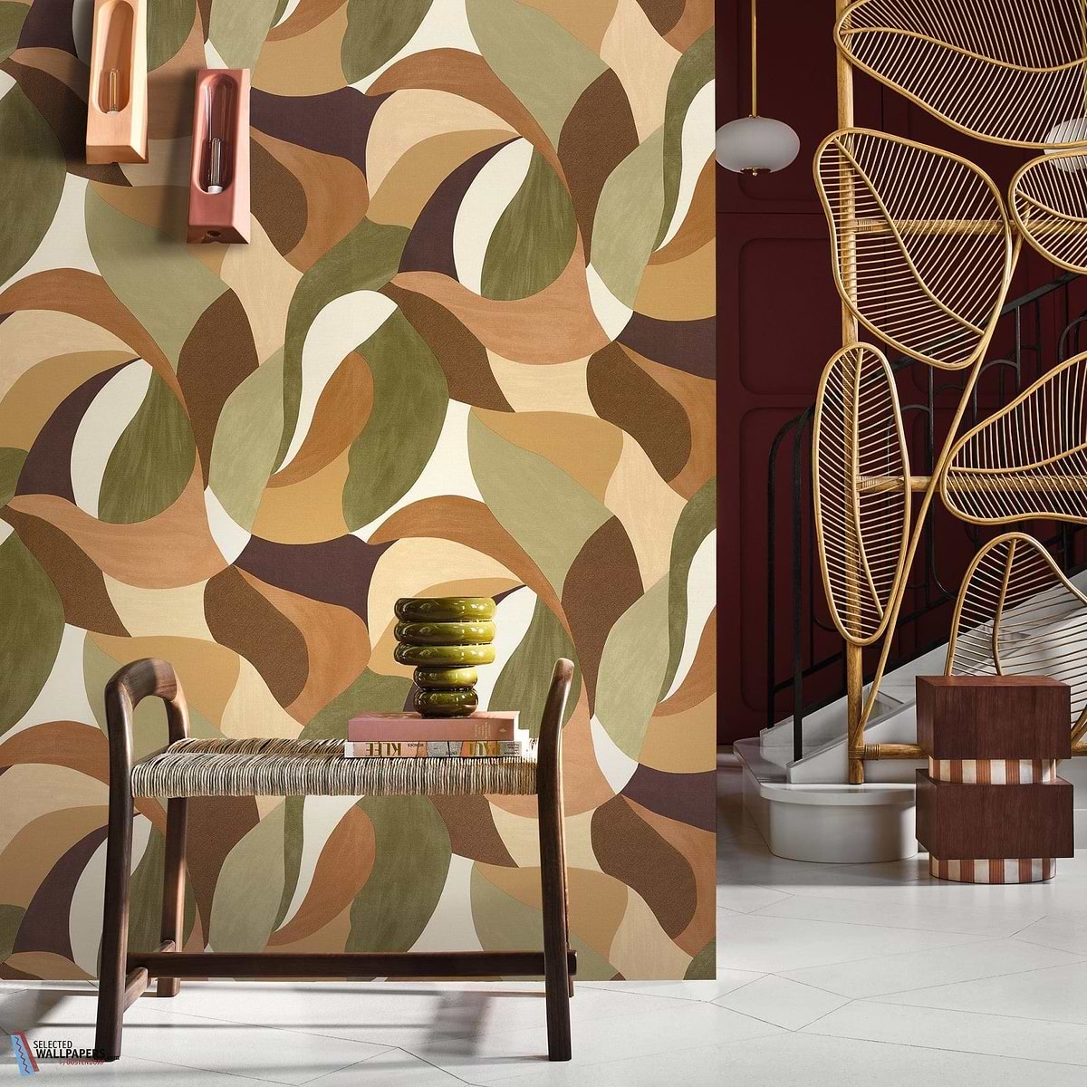 Terra Rossa wallpaper collection Casamance Mandorla wallpaper