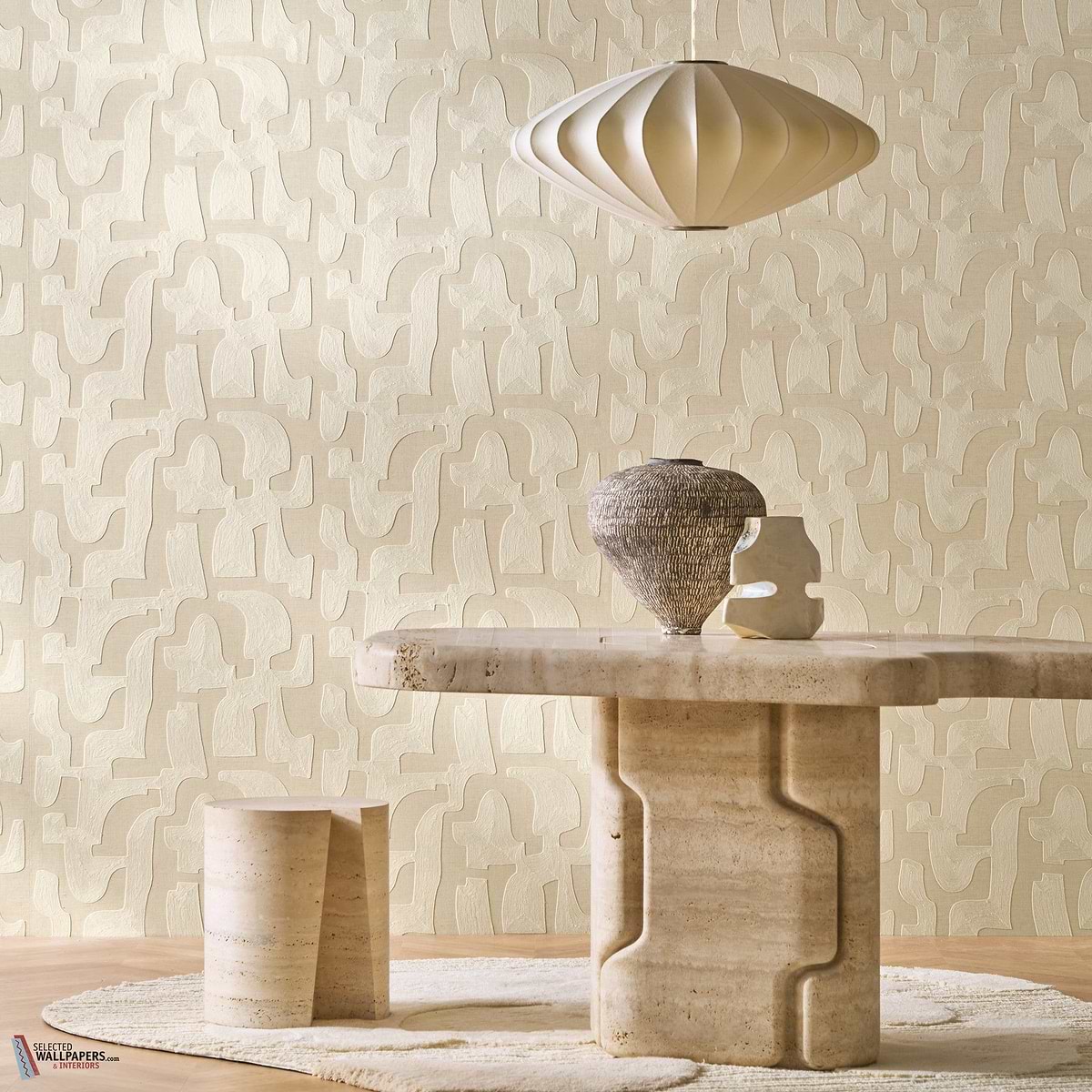Linessence wallpaper collection Casamance-Selected Wallpapers-Interiors