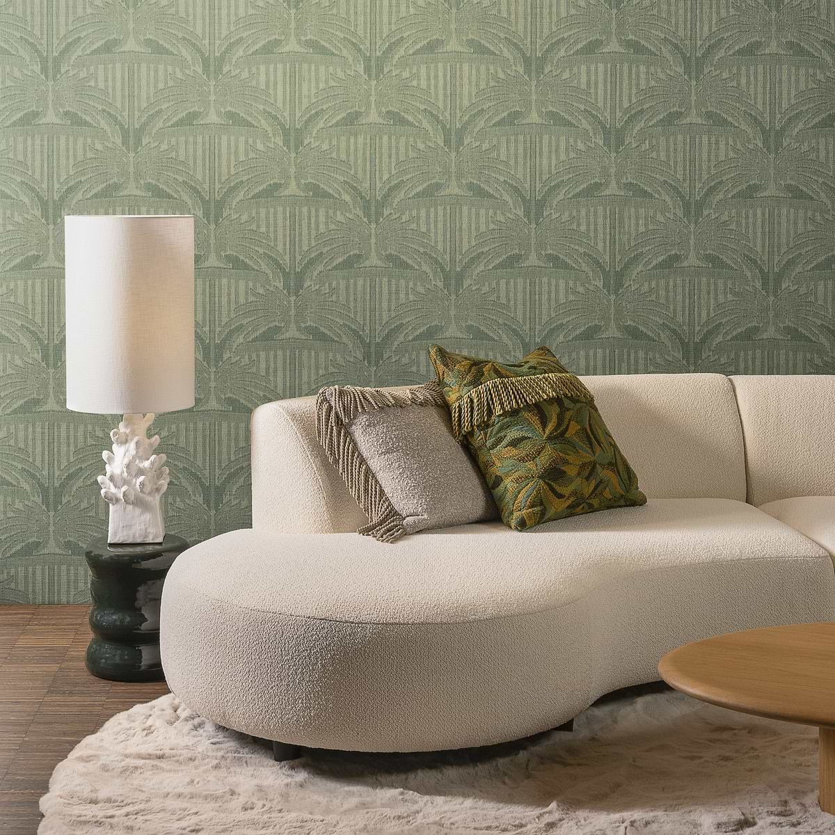 Indienne wallpaper collection van Arte: een ode aan linnen and de vurige Indiase zomer