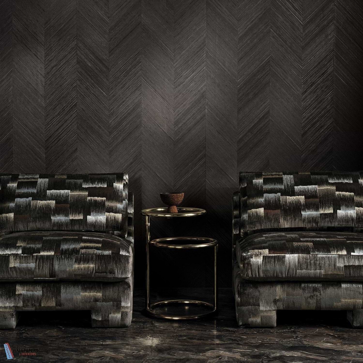Mineralogy Wallcoverings wallpaper collection Zinc Textile-Selected Wallpapers-Interiors