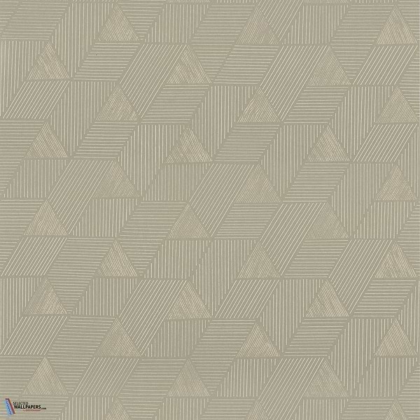 Méroé wallpaper-Casamance-Vert Cendré/Doré-Roll-Selected Wallpapers & Interiors