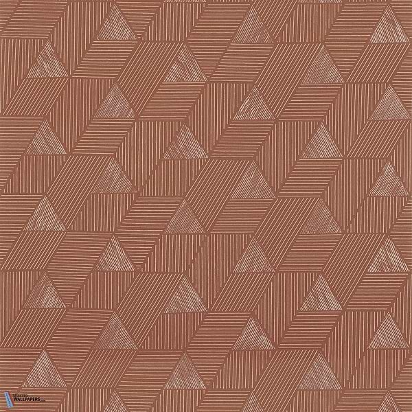 Méroé wallpaper-Casamance-Terre Battue/Cuivre-Roll-Selected Wallpapers & Interiors