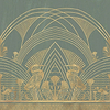 Éléphantine wallpaper-Casamance-Lichen/Dore-Set-Selected Wallpapers & Interiors