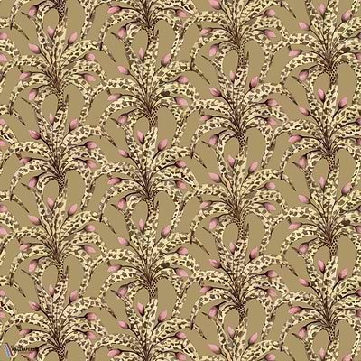 Afrika Damask Tapete-Cole & Son-Safari & Blush-Rolle-Selected Wallpapers-Interiors