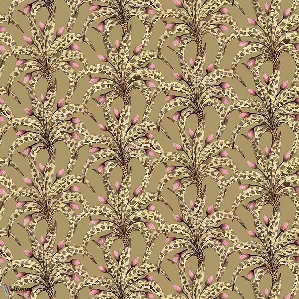 Afrika Damask Tapete-Cole & Son-Safari & Blush-Rolle-Selected Wallpapers-Interiors