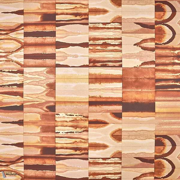 Agafay wallpaper-Pierre Frey-Terracotta-Meter (M1)-Selected Wallpapers-Interiors