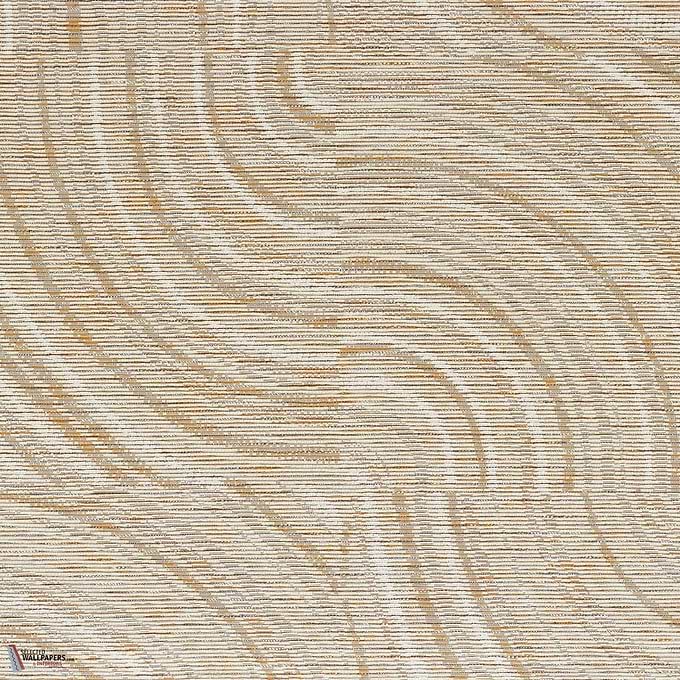 Alentours wallpaper-Casamance-Ivoire Orange-Meter (M1)-Selected-Wallpapers-Interiors