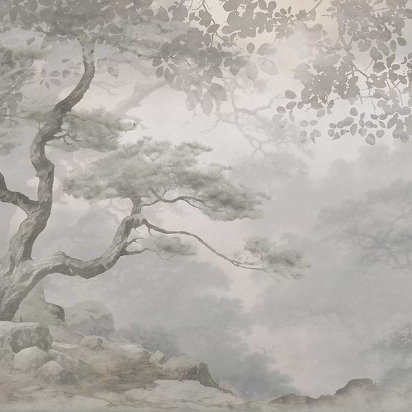 Alexander-Tecnografica-wallpaper-Grey-Fabric Vinyl-Selected-Wallpapers-Interiors