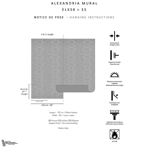 Alexandria Mural-Nobilis-wallpaper-Selected Wallpapers