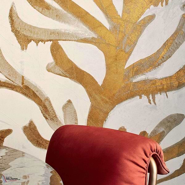 Algues Dorees Tapete-Elitis-Selected-Wallpapers-Interiors