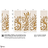Algues Dorees Tapete-Elitis-Selected-Wallpapers-Interiors