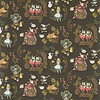 Alice In Wonderland-wallpaper-Sanderson-Chocolate-Roll-217288-Selected Wallpapers