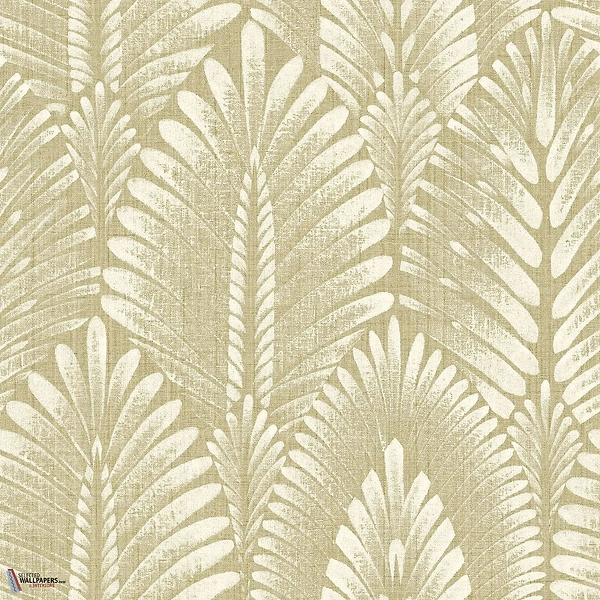 Alisio wallpaper-Casamance-Amande-Roll-Selected Wallpapers-Interiors
