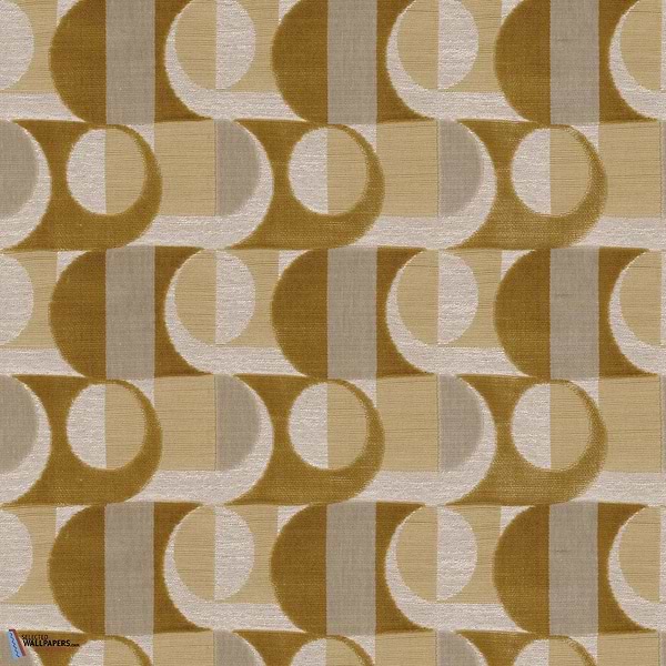 Alliance Stoff-Casamance-Moutarde-Meter (M1)-Selected-Wallpapers-Interiors