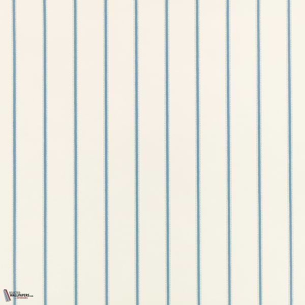 Alma Tapete-Romo-Boathouse Blue-Rolle-Selected Wallpapers-Interiors