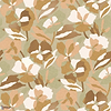 Amaryllis wallpaper-Casamance-Nude/Lichen-Roll-Selected-Wallpapers-Interiors