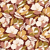 Amaryllis wallpaper-Casamance-Grenat/Blush-Roll-Selected-Wallpapers-Interiors