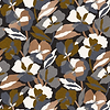 Amaryllis wallpaper-Casamance-Petrole/Multico-Roll-Selected-Wallpapers-Interiors