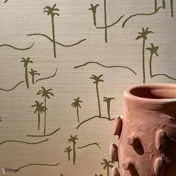 Ammos Tapete-Pierre Frey-Selected Wallpapers-Interiors