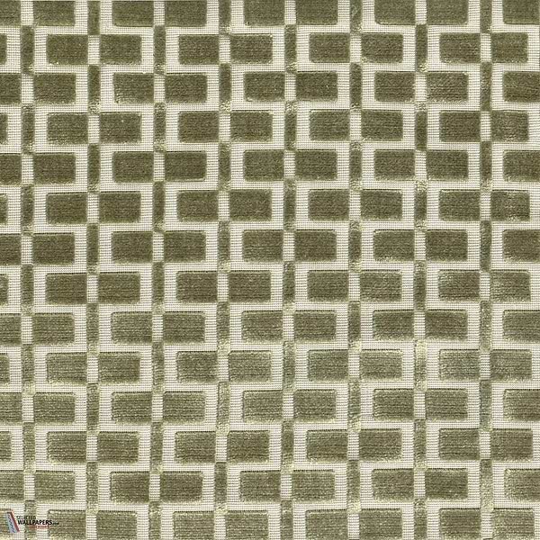 Analogie Stoff-Casamance-Kaki-Meter (M1)-Selected Wallpapers-Interiors