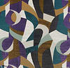 Andine Stoff-Casamance-Topaze/Violet-Meter (M1)-Selected-Wallpapers-Interiors