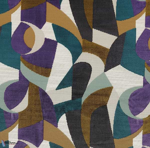 Andine Stoff-Casamance-Topaze/Violet-Meter (M1)-Selected-Wallpapers-Interiors