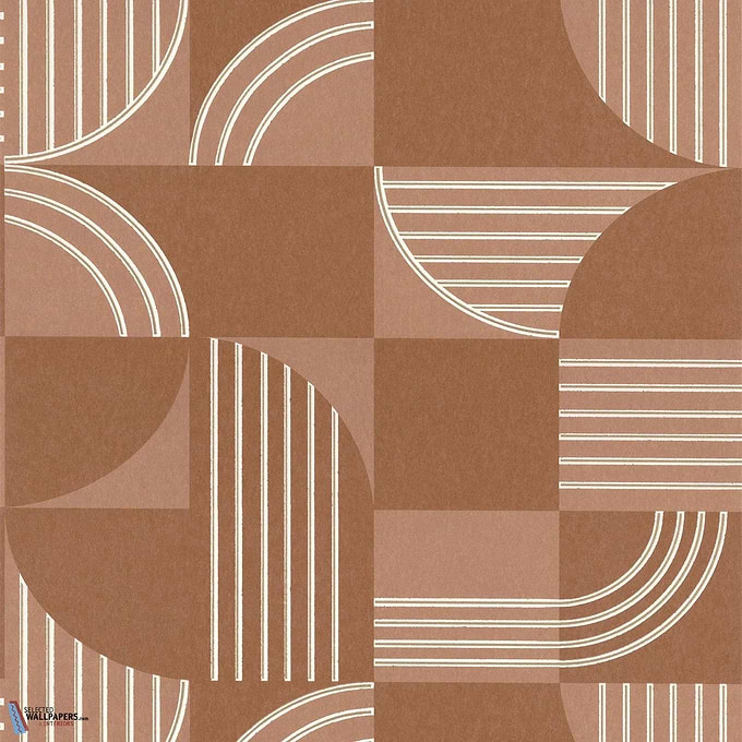 Années 30-Casamance-wallpaper-Terracotta-Roll-Selected Wallpapers