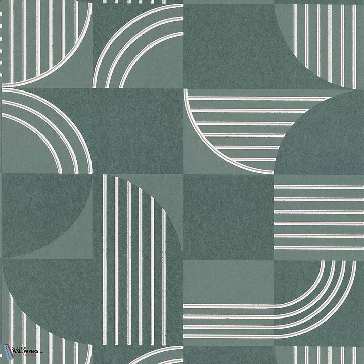 Années 30-Casamance-wallpaper-Vert de Gris-Roll-Selected Wallpapers