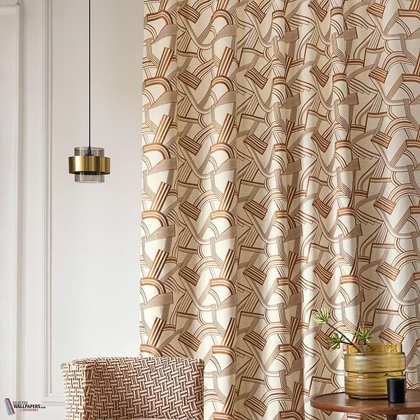 Années Folles fabric-Camengo-Selected Wallpapers-Interiors
