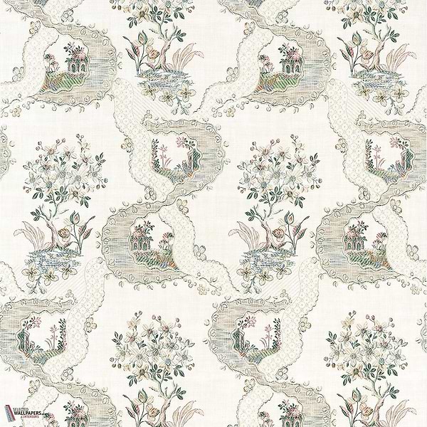 Antoinette wallpaper-Anna French-Beige-Roll-Selected Wallpapers-Interiors