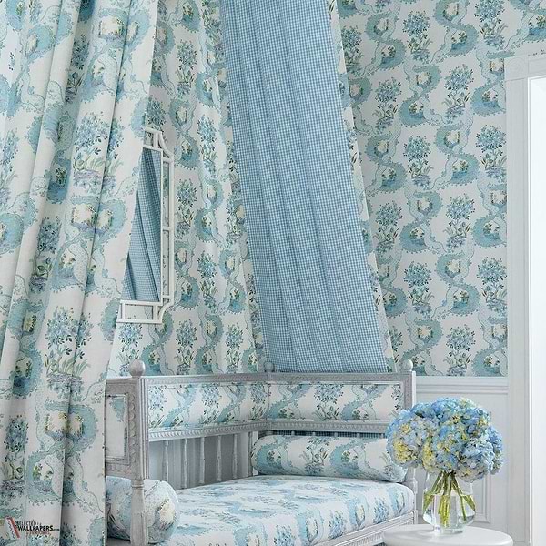 Antoinette wallpaper-Anna French-Selected Wallpapers-Interiors