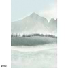 Aravis wallpaper-Casamance-Bleu Ciel-Set-Selected Wallpapers-Interiors