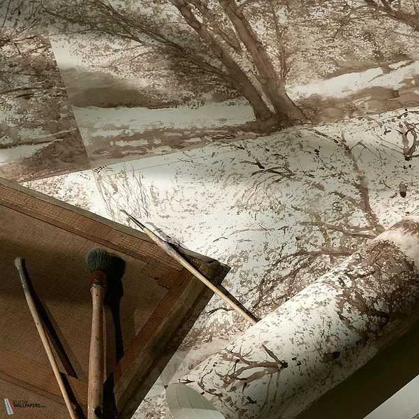 Arbes et sous Bois Tapete-Pierre Frey-Selected Wallpapers-Interiors
