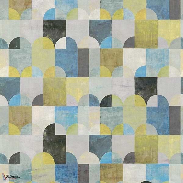 Arc wallpaper-Masureel-Lime-Paneel A-260 cm-Selected Wallpapers-Interiors
