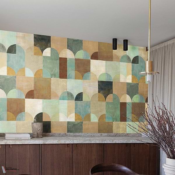 Arc wallpaper-Masureel-Selected Wallpapers-Interiors