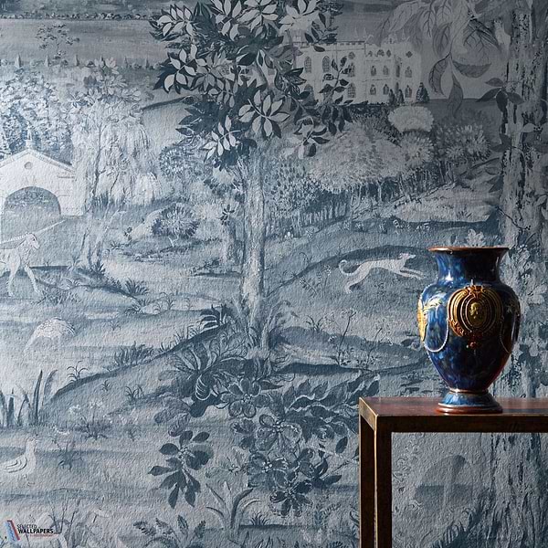 Arcadian Thames-Tapete-Zoffany-Selected Wallpapers