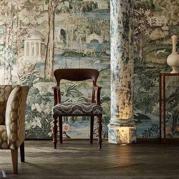 Arcadian Thames-Tapete-Zoffany-Selected Wallpapers
