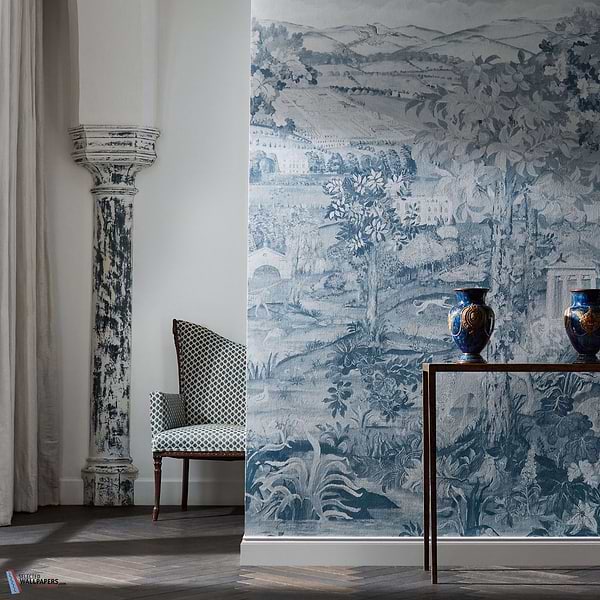 Arcadian Thames-Tapete-Zoffany-Selected Wallpapers