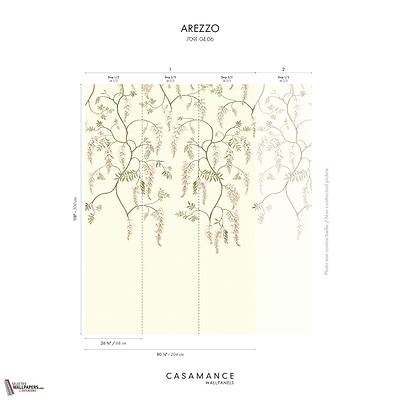 Arezzo wallpaper-Casamance-Selected Wallpapers-Interiors